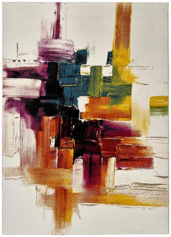 BELIS - Alfombra abstracta multicolor 120x170 cm