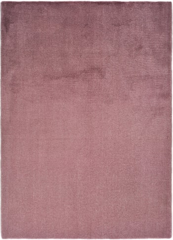 NEREA - Alfombra lisa en rosa 140X200 cm
