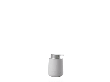 NOVA - Distributeur de savon en porcelaine gris clair
