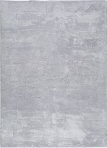 LOFT - Tapis uni argenté 80X150 cm