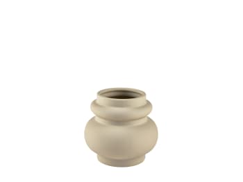 Vilde - Vase en argile beige sable