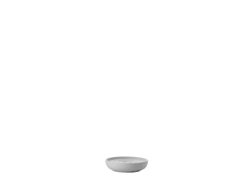 NOVA - Porte savon en porcelaine gris clair