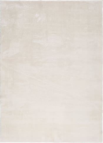 LOFT - Einfarbiger Teppich weiß 160X230 cm