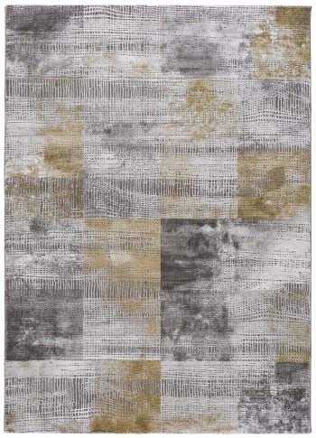 NORAH - Alfombra abstracta en gris 160X230 cm