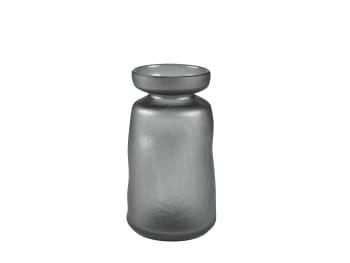LIVING - Vase en verre gris