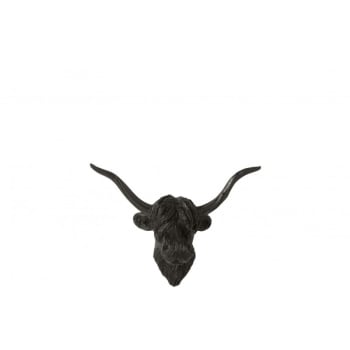 BUFFLE - Búfalo colgante resina negro alt. 32