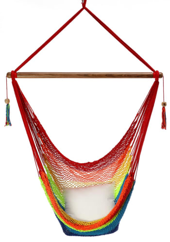 Trinidad l - silla hamaca de nicaragua - multicolor - 100% algodón