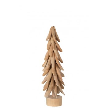 SAPIN - Arbre sur pied branches en bois naturel H50cm
