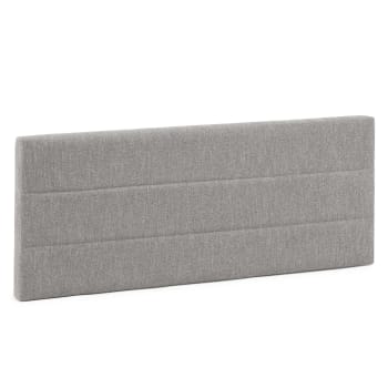 MICONOS - Cabecero tapizado 140x60 cm color gris, para cama 135 cm