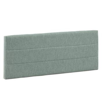 MICONOS - Tête de lit tapissée  150x60 cm couleur verte, 8 cm d'épaisseur
