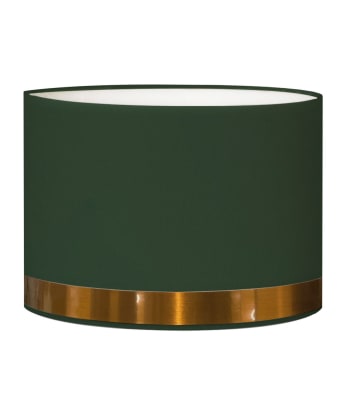 Jonc - Pantalla de lámpara de noche redondo verde rush cobre