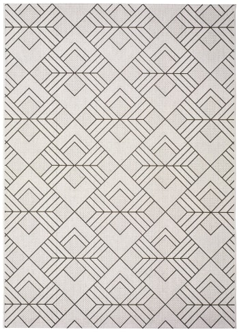 SILVANA - Outdoor-Teppich  in Weiß 80X150 cm