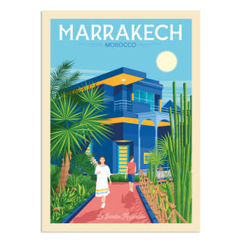 Affiche Marrakech  21x29,7 cm