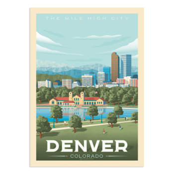 Affiche Denver  21x29,7 cm