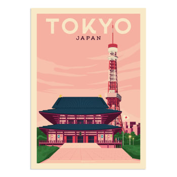Affiche Tokyo  21x29,7 cm