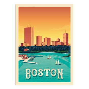 Affiche Boston  50x70 cm