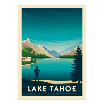 Affiche Lake Tahoe  50x70 cm