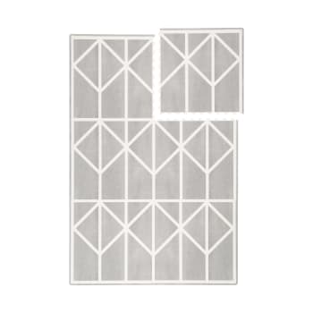 NORDIC - Tapis puzzle en mousse bébé gris 180x120