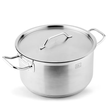 Casserole Ottawa 30cm Quid - Acier Inoxydable 9,6L - Fond Induction Et Vitrocéramique