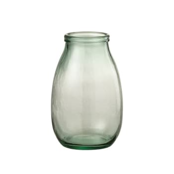 VERRE - Vase haut verre transparent H27cm
