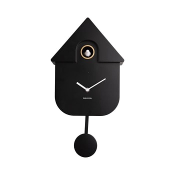 Coucou - Horloge coucou moderne plastique noir