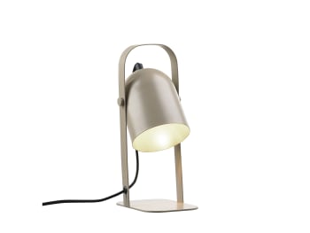 Nesvik - Lampe de table en fer beige sable