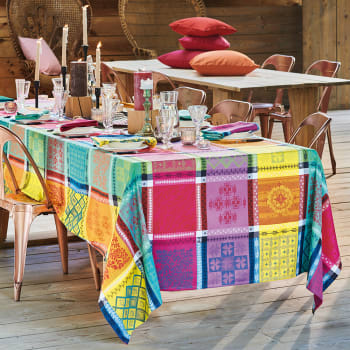 Mille pueblo fiesta - Nappe carrée  pur coton multicolore 115x115 cm