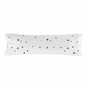 Cuscino Peque Moshy Bianco con doppia federa 100% algodon e 100% poliestere in microfibra (90 cm