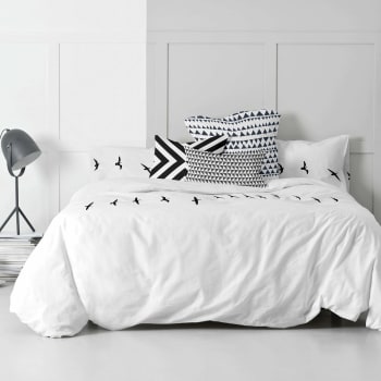 Trip - Funda nórdica 100% algodón multicolor 155x220 cm (cama 80/90)