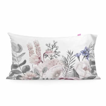 Delicate bouquet - Funda de almohada 100% algodón multicolor 50x75 cm (x2) (cama 150/160)