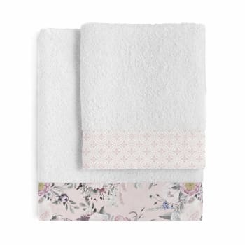 Delicate bouquet - Juego toallas 100% algodón multicolor pack de 2