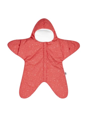 STAR - Buzo Estrella para bebés 1-6 meses 100% algodón rosa coral