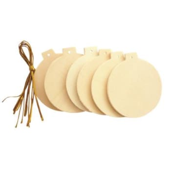 Set di 200 ciondoli in legno per Natale, decorazioni natalizie, per