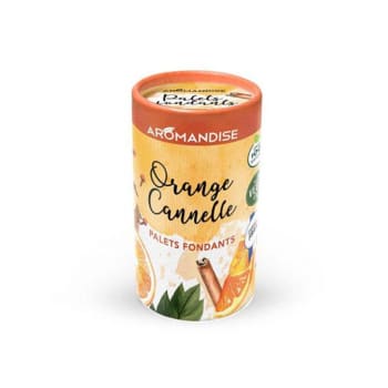 ORANGE ET CANNELLE - 6 palets fondants orange et cannelle