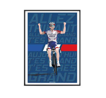 CYCLISME - Affiche Cyclisme - Thibault Pinot 30 x 40 cm