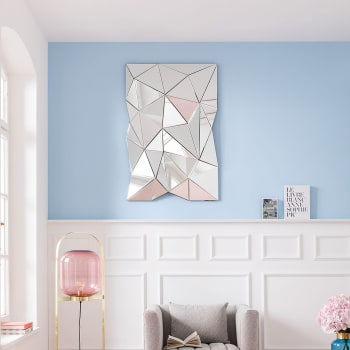 Prisma - Espejo decorativo asimétrico 120x80cm