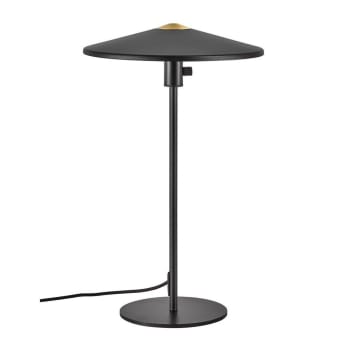 BALANCE - Lampe de table moderne LED 17W noire à intensité réglable ø30cm