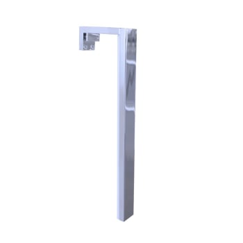 AMAYA - Applique de salle de bain LED 6W en aluminium argent