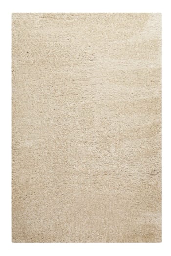 Smilla - Tapis confort poils longs mats (50 mm) beige 160x225