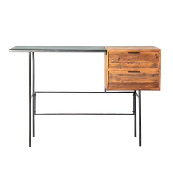 Sedia Da Ufficio O Pranzo In Legno Noce Con Imbottitura In Pelle PU - Design Metà Secolo, Struttura Robusta