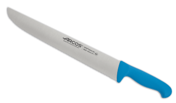 2900 - Cuchillo pescadero de acero inoxidable nitrum de 350 mm mango azul
