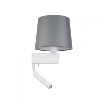 8215 - Lámpara de pared en acero de 42 cm