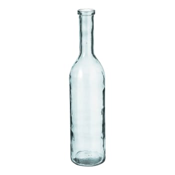Rioja - Vase bouteille en verre recyclé H75