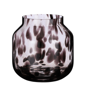 Pantera - Jarrón de vidrio reciclado marrón alt. 26,5