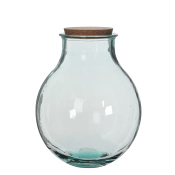 Olly - Vase en verre recyclé H38