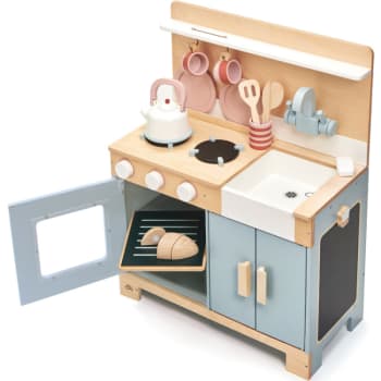 Cuisine Enfant En Bois WOLTU 5 Pièces - Cuisinette Blanche Avec Accessoires - Jeu D'imitation