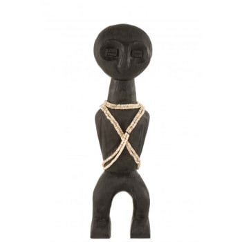 TAKWIMU - Figura takwimu madera de mango negro alt. 47 cm