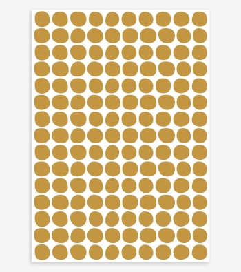 MINIMA - Stickers pois en vinyle mat 29,7 x 42 cm