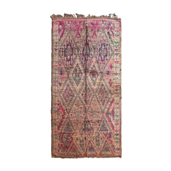 BERBERE - Tapis Berbere marocain pure laine 194 x 363 cm