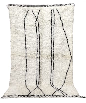 BERBERE - Tapis Berbere marocain pure laine 200 x 463 cm